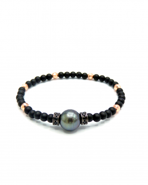 Pulsera Pink and Black Tahití