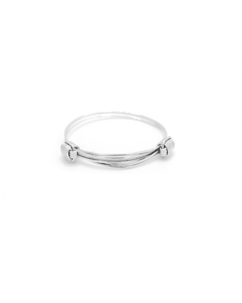 Pulsera Cabos Plata Slim