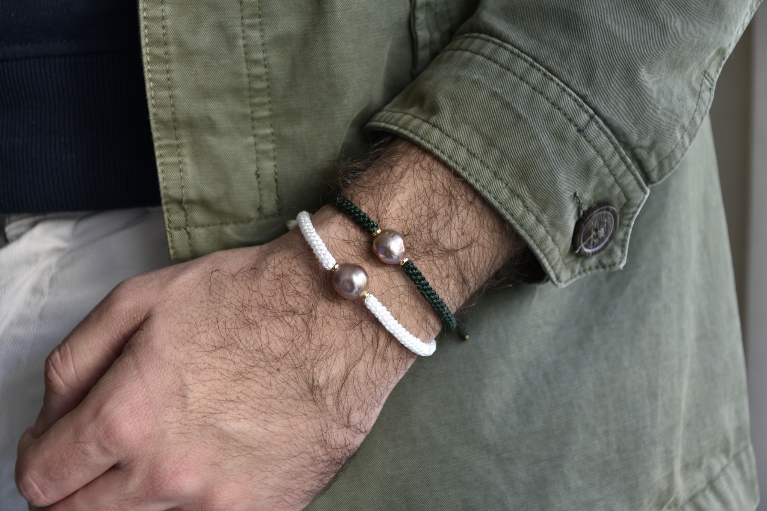 Pulsera Isura Pink negra - Imagen 3