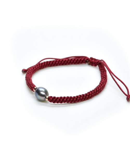 Pulsera Isura Drop Burdeos
