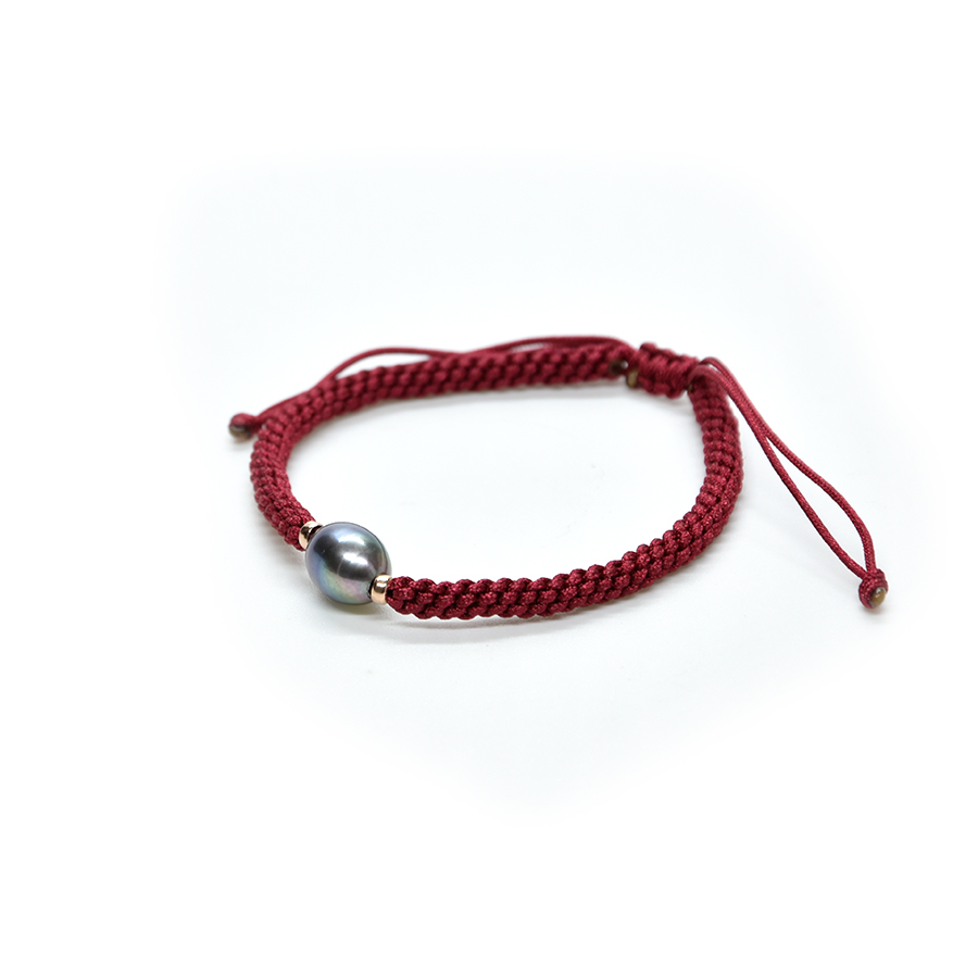 Pulsera Isura Drop Burdeos