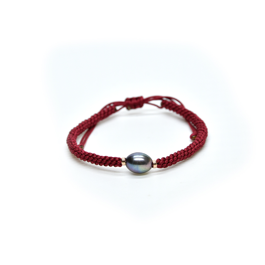 Pulsera Isura Drop Burdeos - Imagen 2