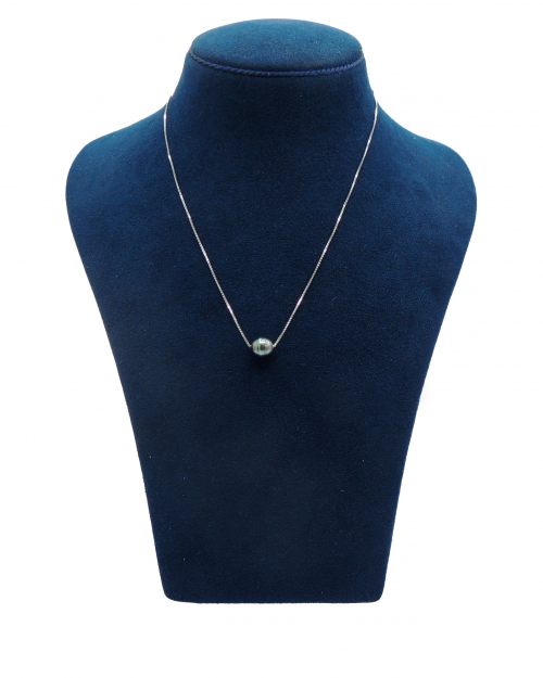 Colgante Tahití Plata Oval