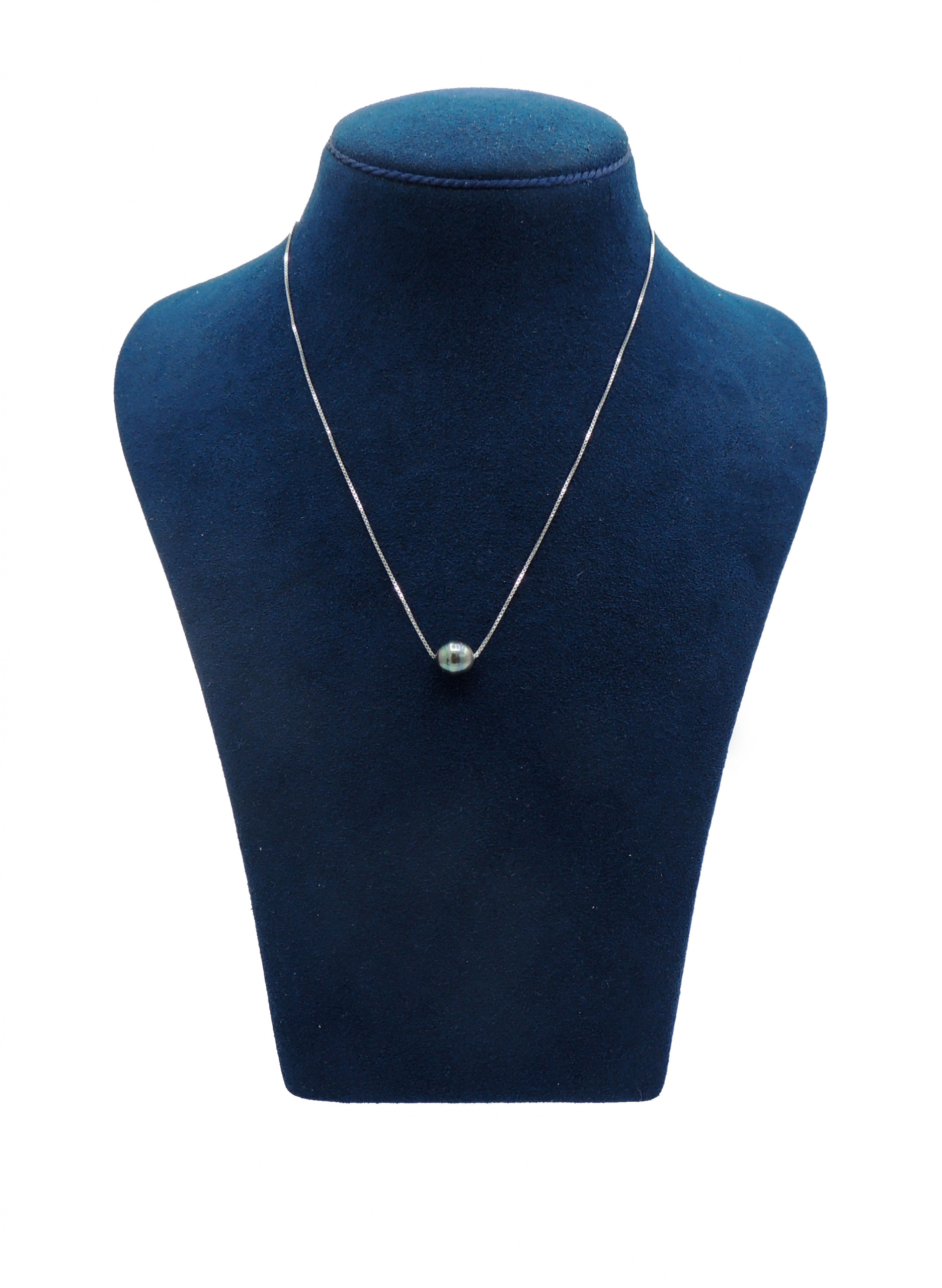 Colgante Tahití Plata Oval