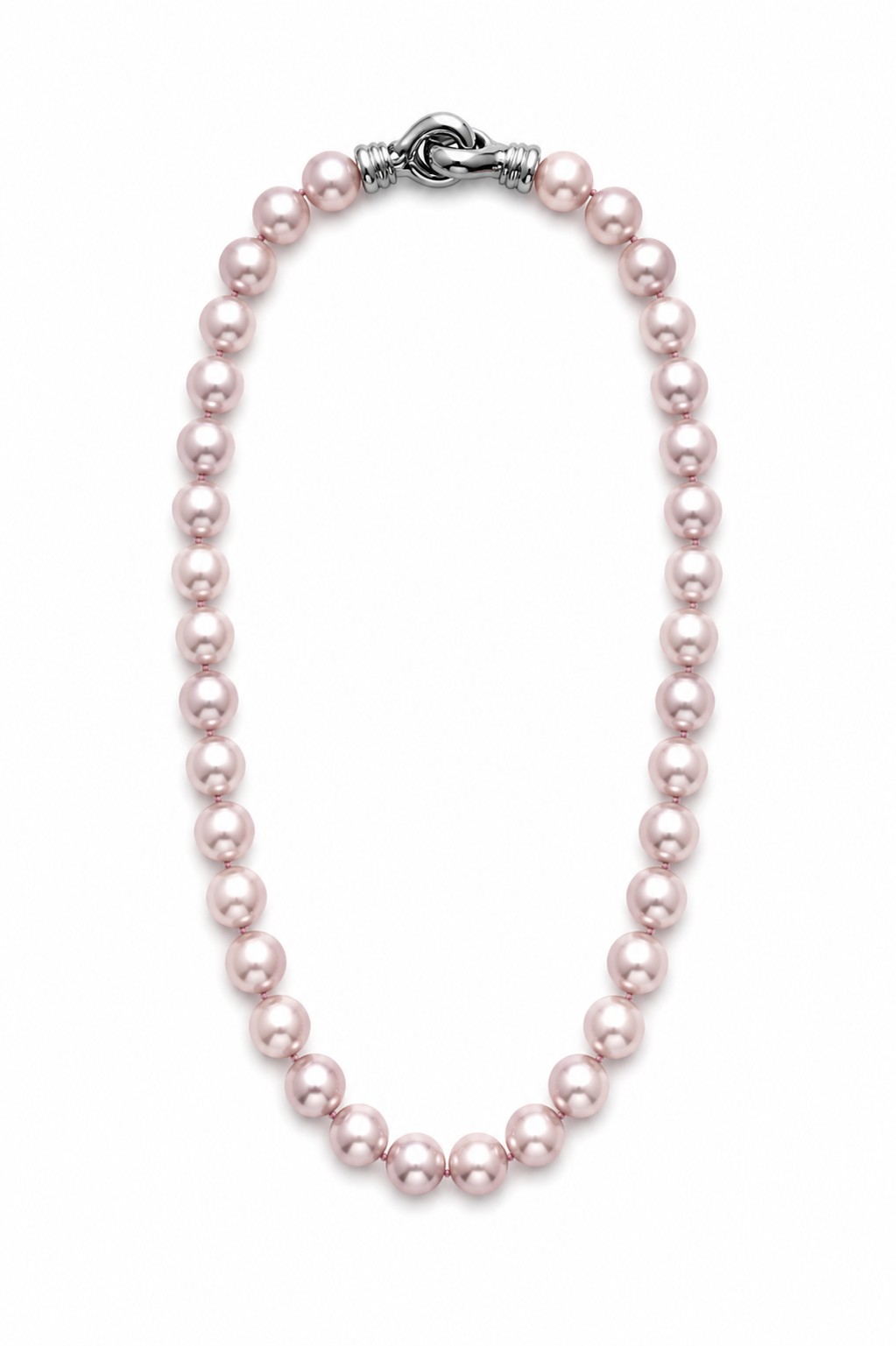 Collar perla cult. agua dulce rosa 10-11 mm